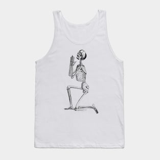 Praying Skeleton Tank Top